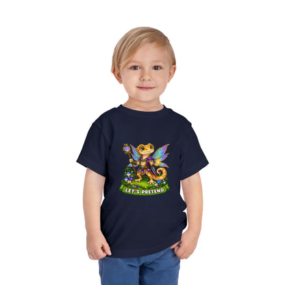 Let’s Pretend Male Crested Gecko Fairy Toddler T-Shirt