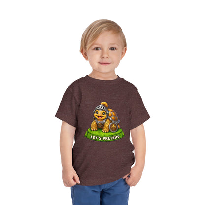 Let’s Pretend Sulcata Tortoise Knight Toddler T-Shirt