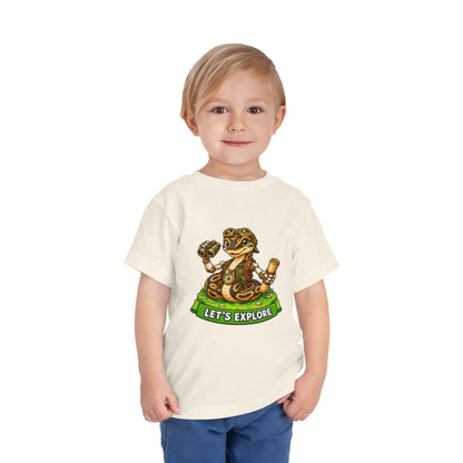 Let's Explore Ball Python Scout Toddler T-Shirt