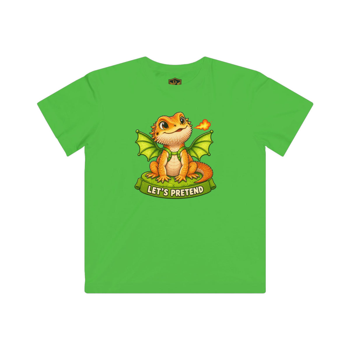 Let’s Pretend Citrus Bearded Dragon Kids’ T-Shirt