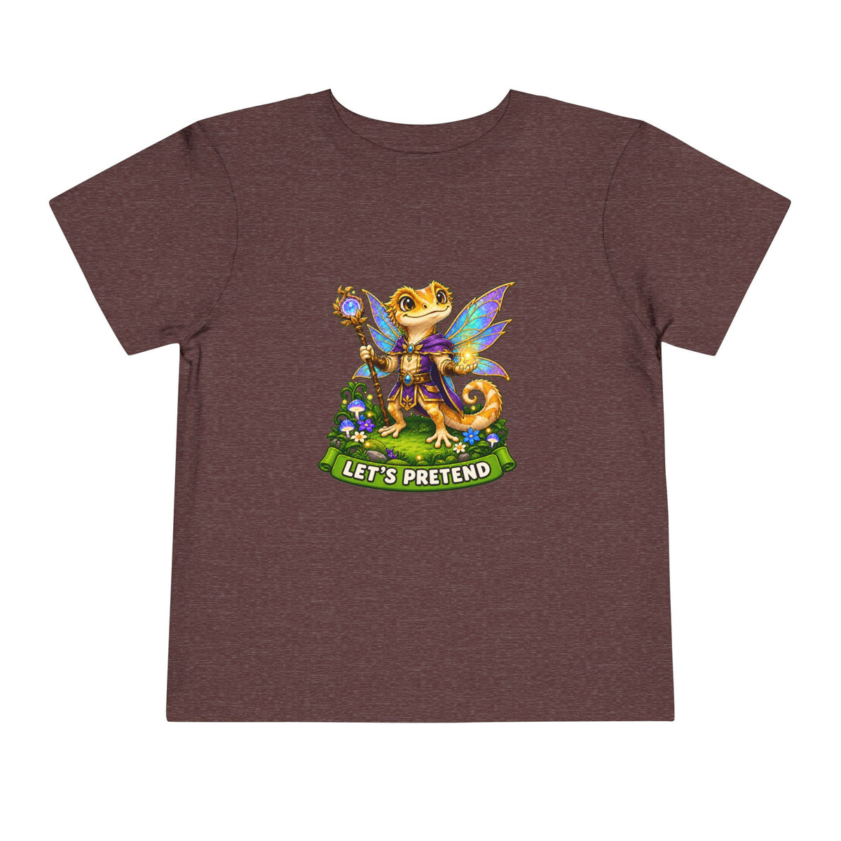 Let’s Pretend Male Crested Gecko Fairy Toddler T-Shirt