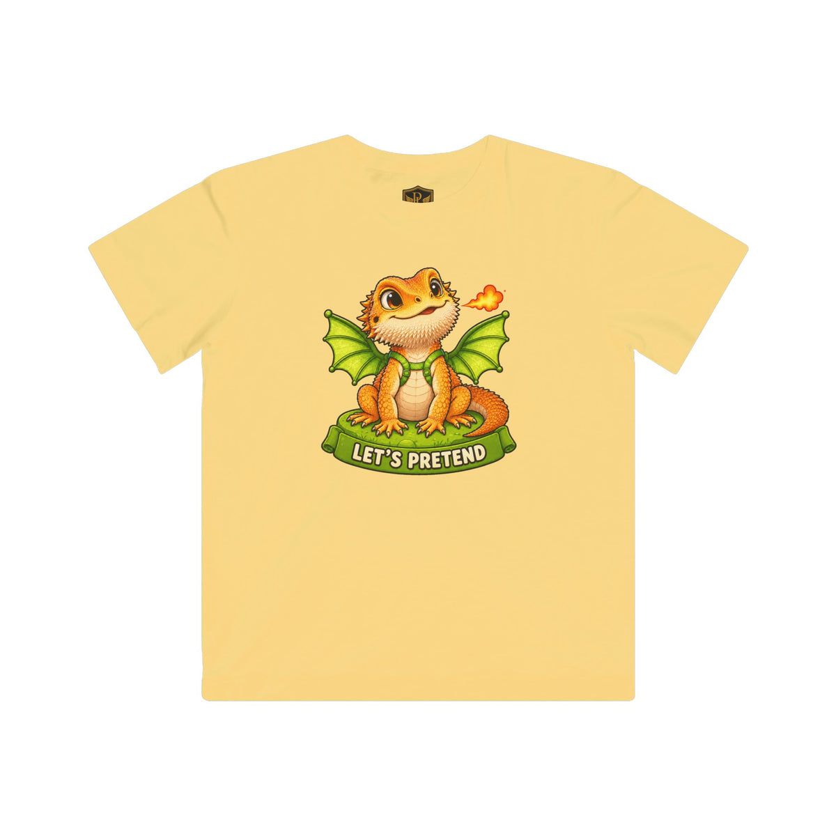 Let’s Pretend Citrus Bearded Dragon Kids’ T-Shirt