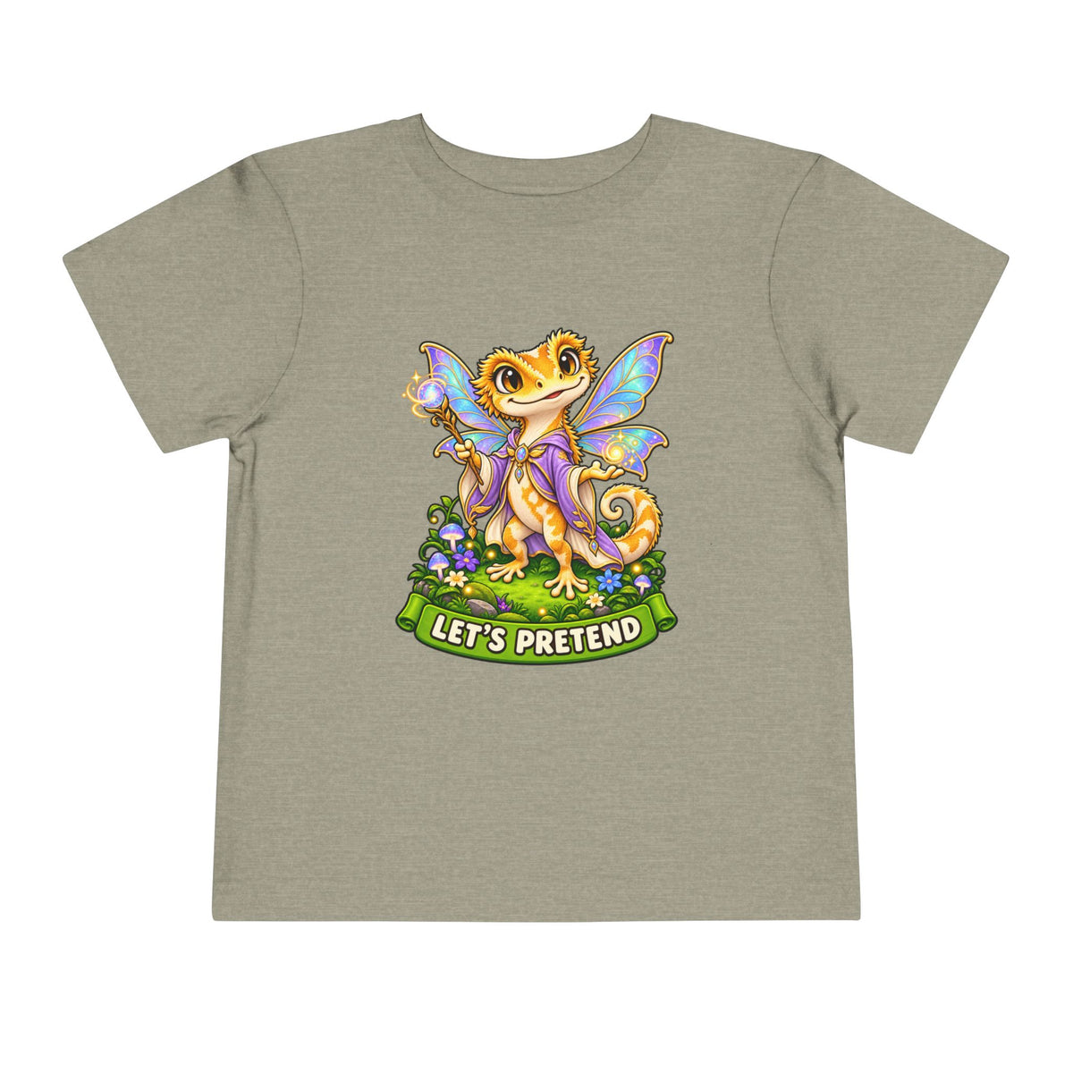 Let’s Pretend Female Crested Gecko Fairy Toddler T-Shirt