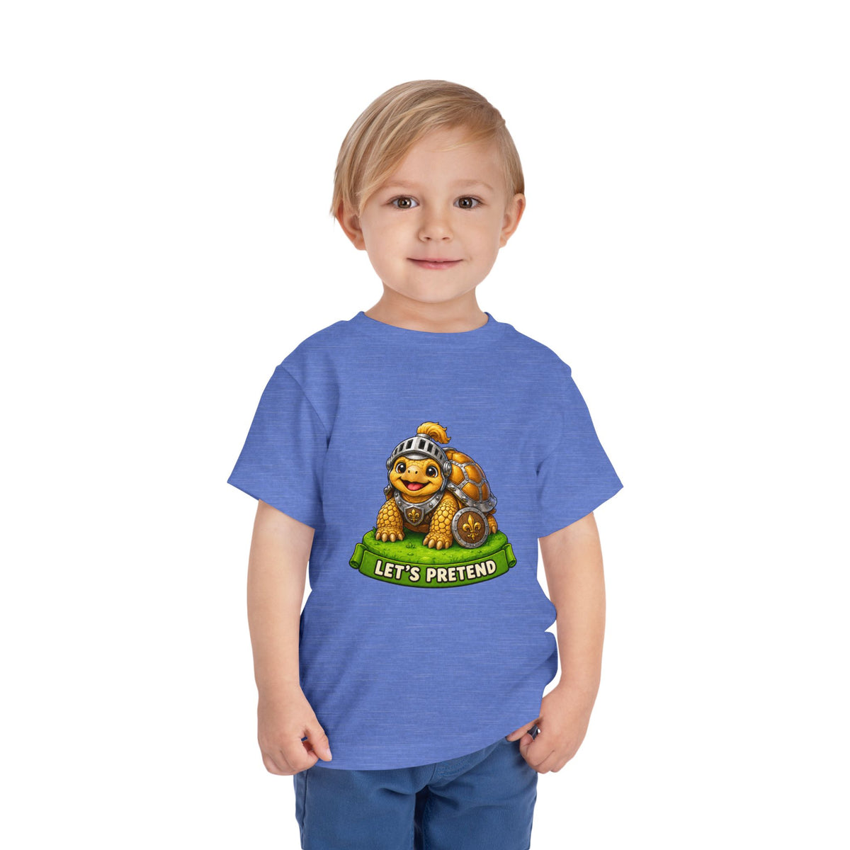 Let’s Pretend Sulcata Tortoise Knight Toddler T-Shirt
