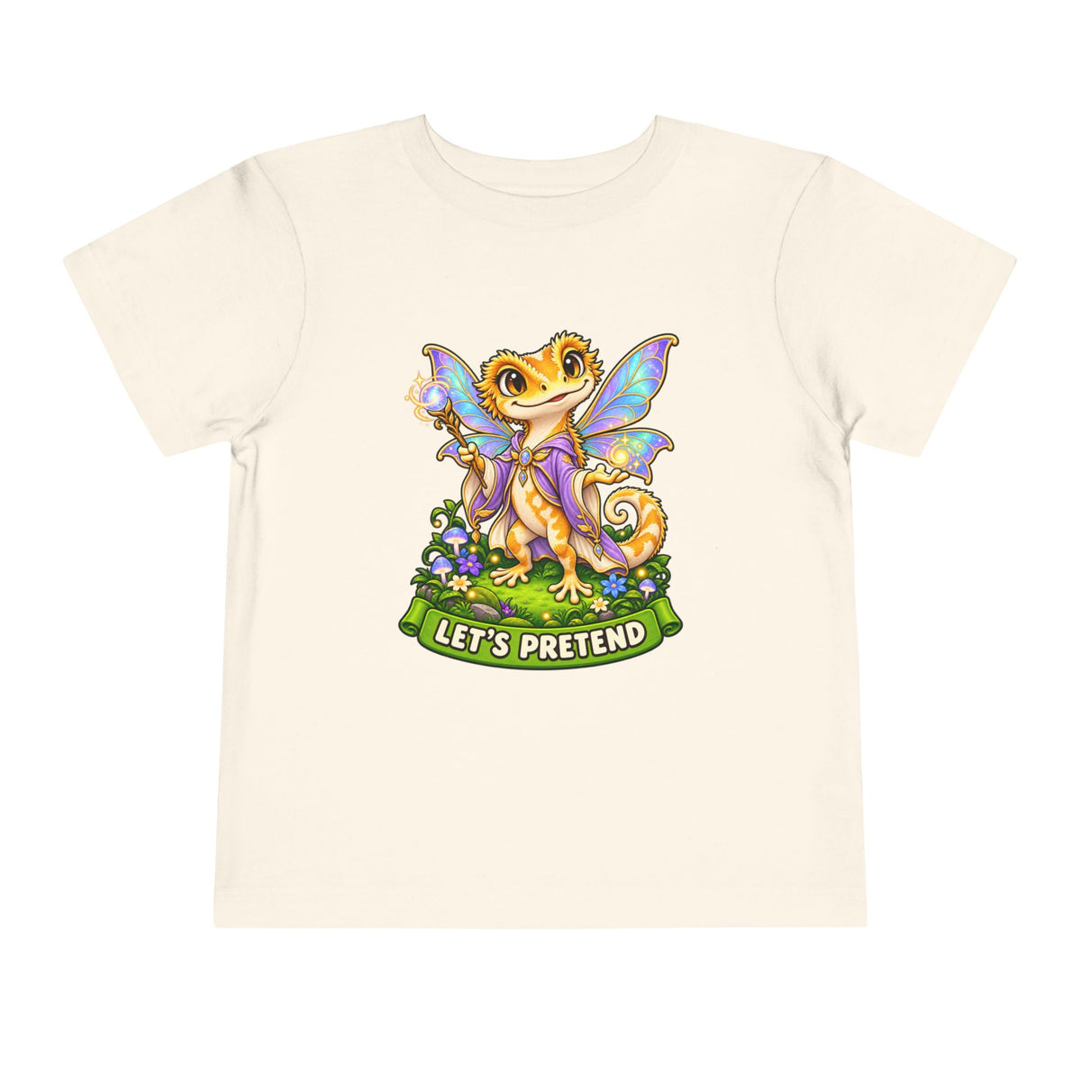 Let’s Pretend Female Crested Gecko Fairy Toddler T-Shirt
