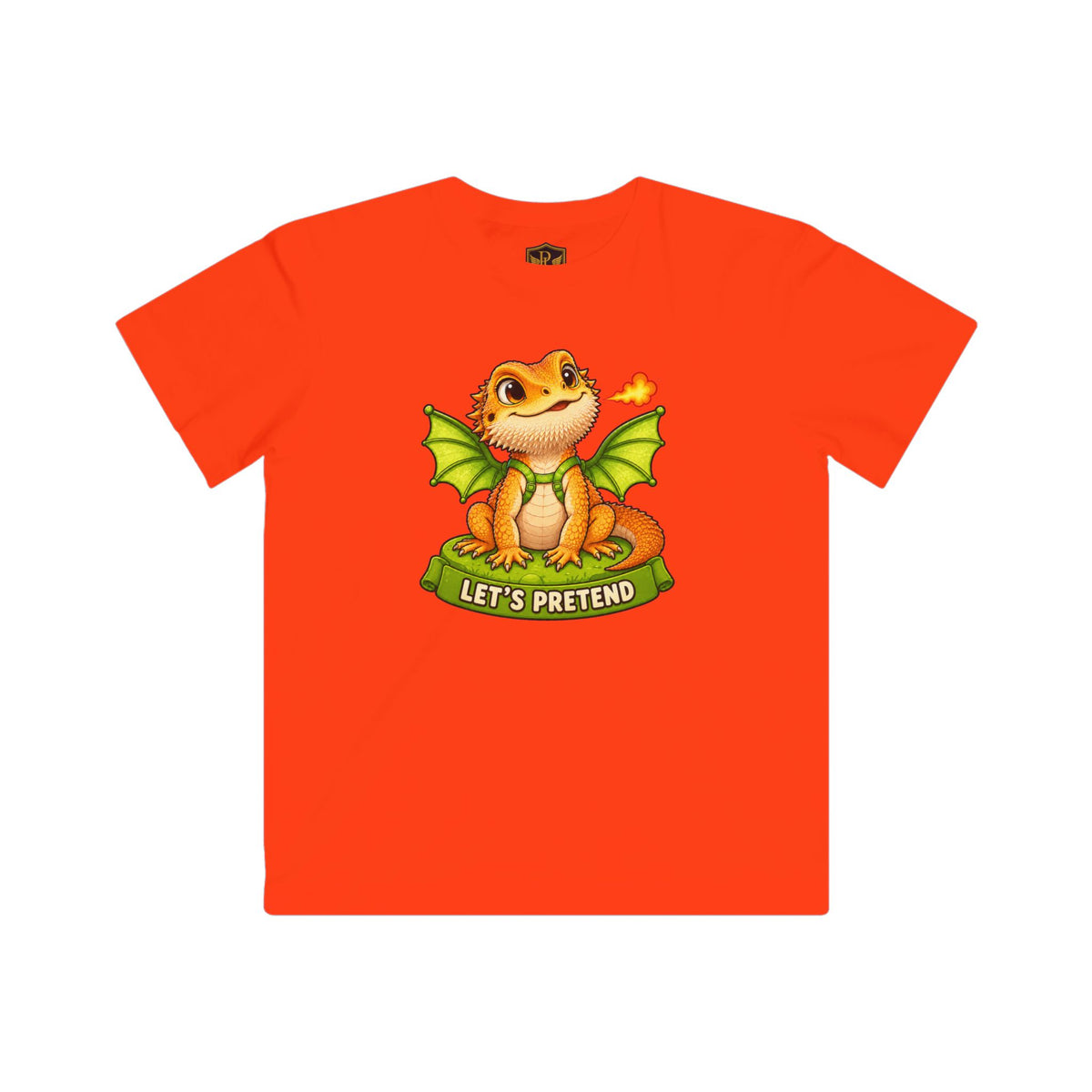 Let’s Pretend Citrus Bearded Dragon Kids’ T-Shirt