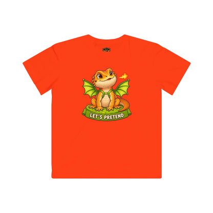 Let’s Pretend Citrus Bearded Dragon Kids’ T-Shirt