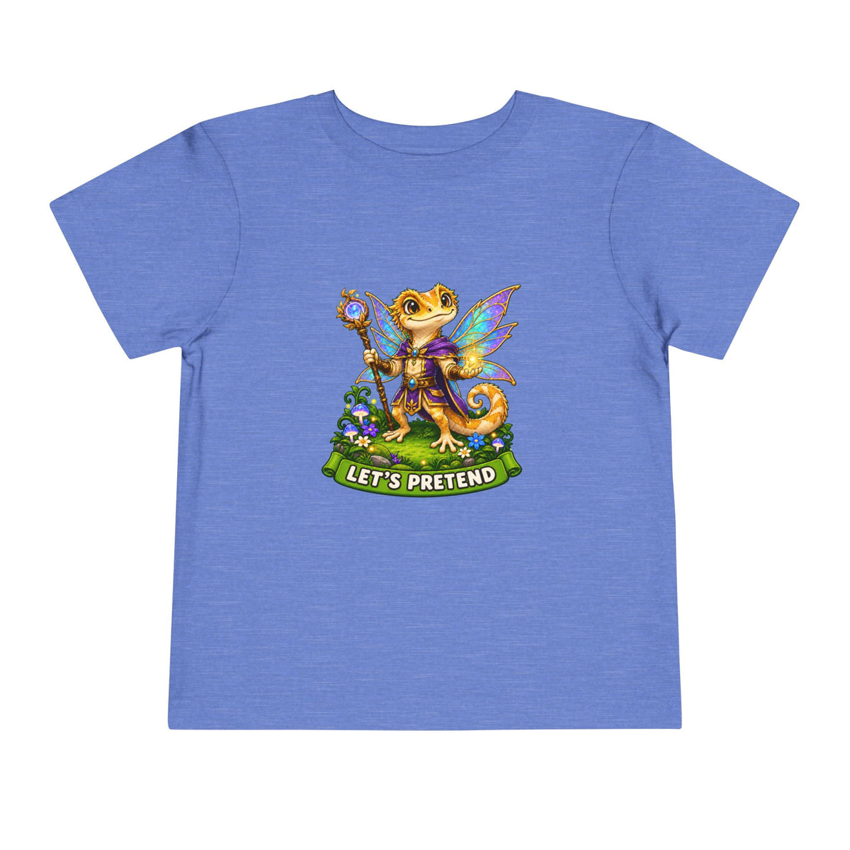 Let’s Pretend Male Crested Gecko Fairy Toddler T-Shirt