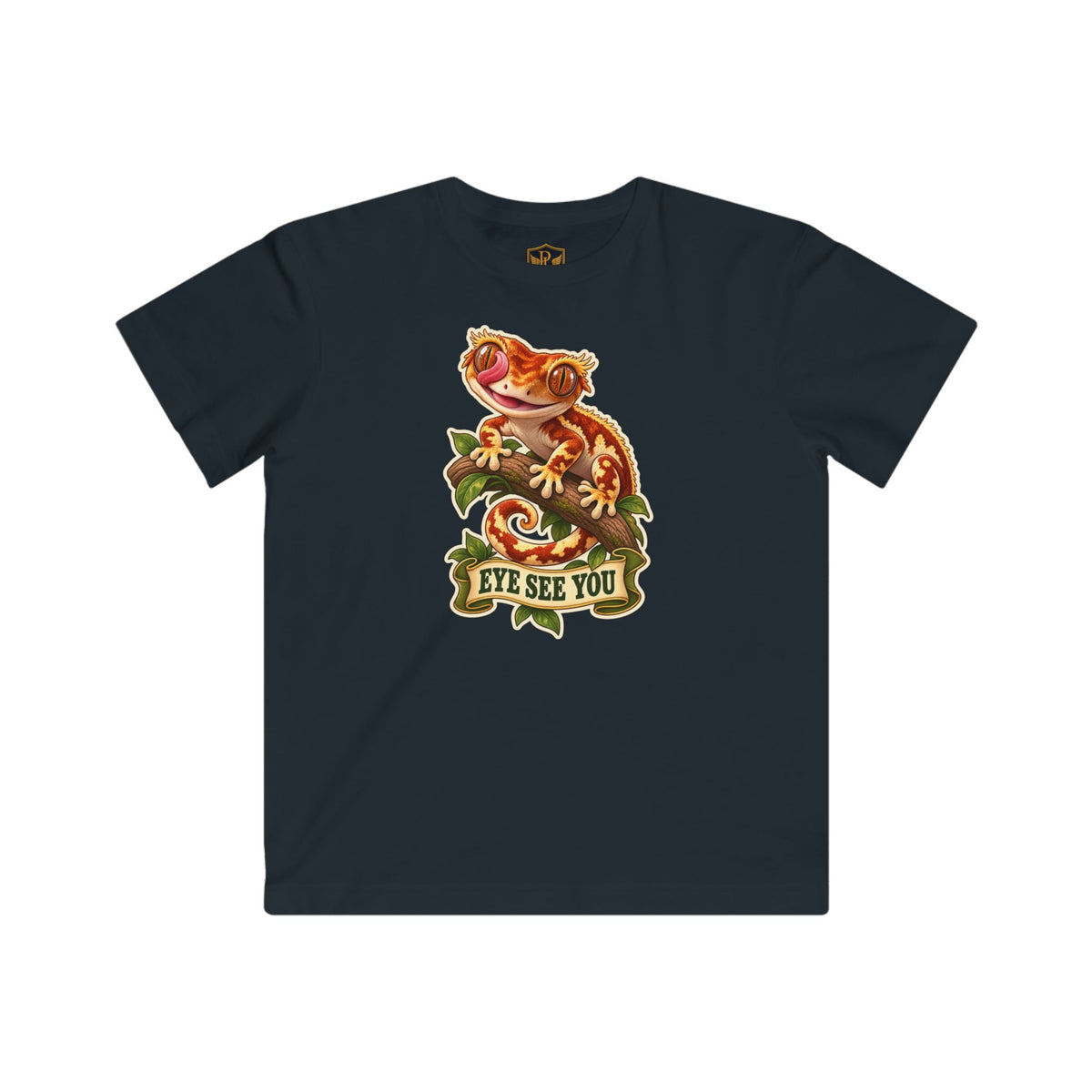 Eye See You Crested Gecko Kids’ T-Shirt