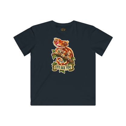 Eye See You Crested Gecko Kids’ T-Shirt