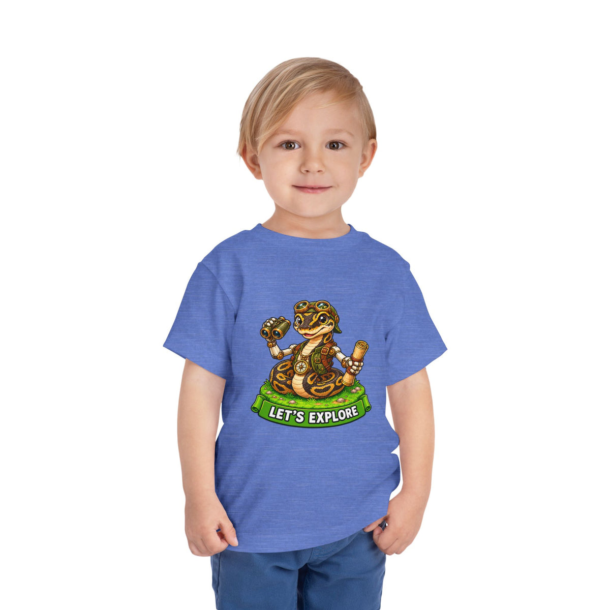 Let's Explore Ball Python Scout Toddler T-Shirt