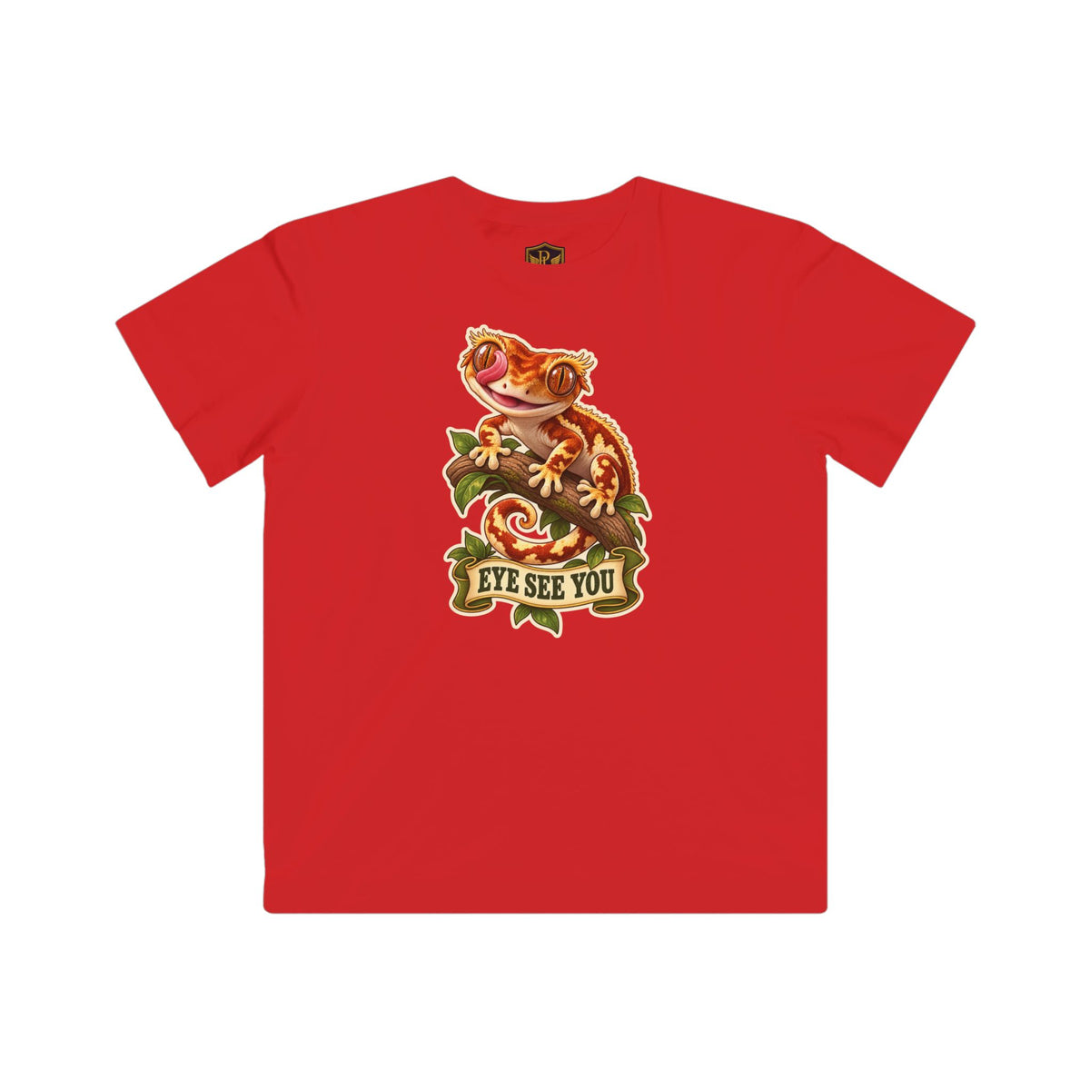 Eye See You Crested Gecko Kids’ T-Shirt