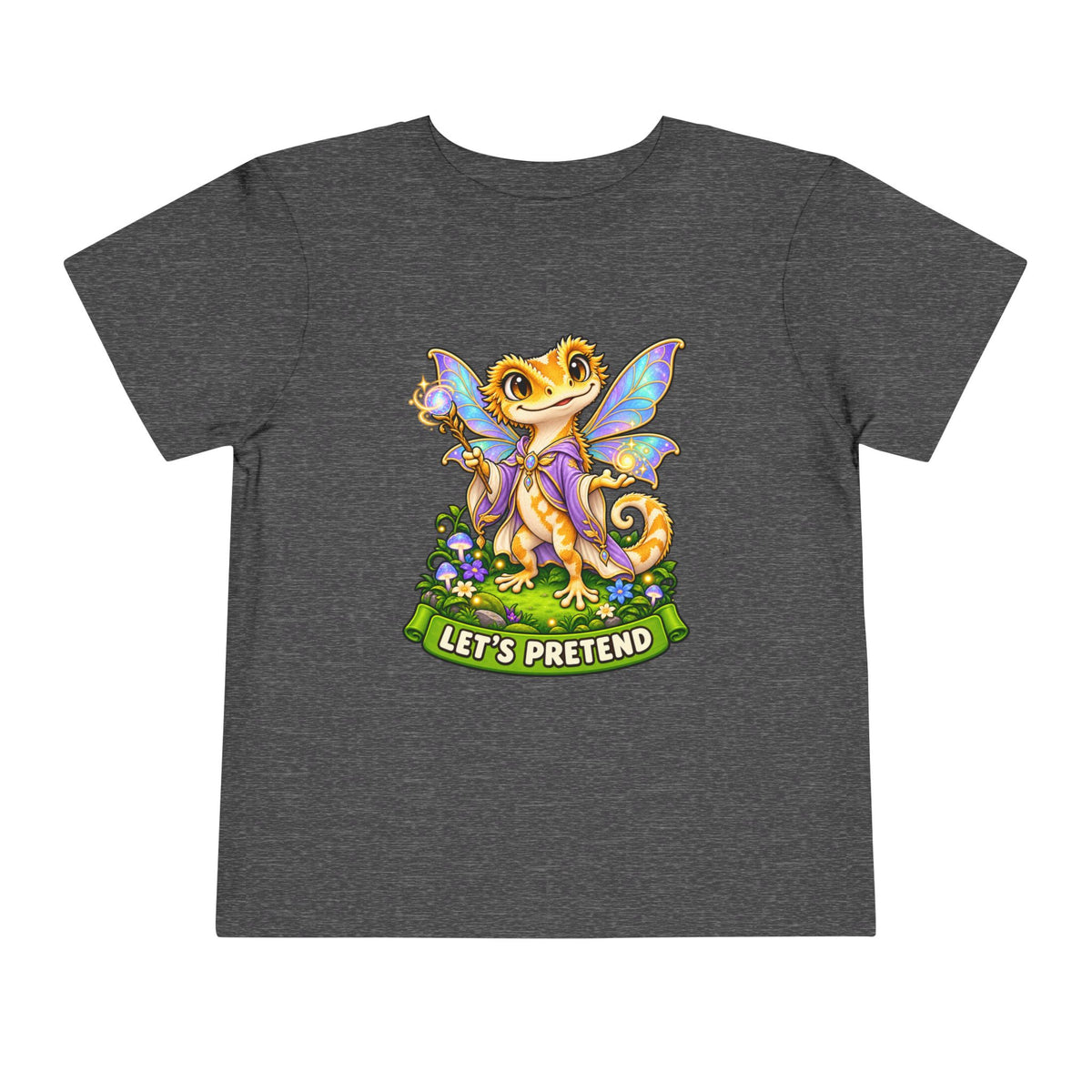 Let’s Pretend Female Crested Gecko Fairy Toddler T-Shirt