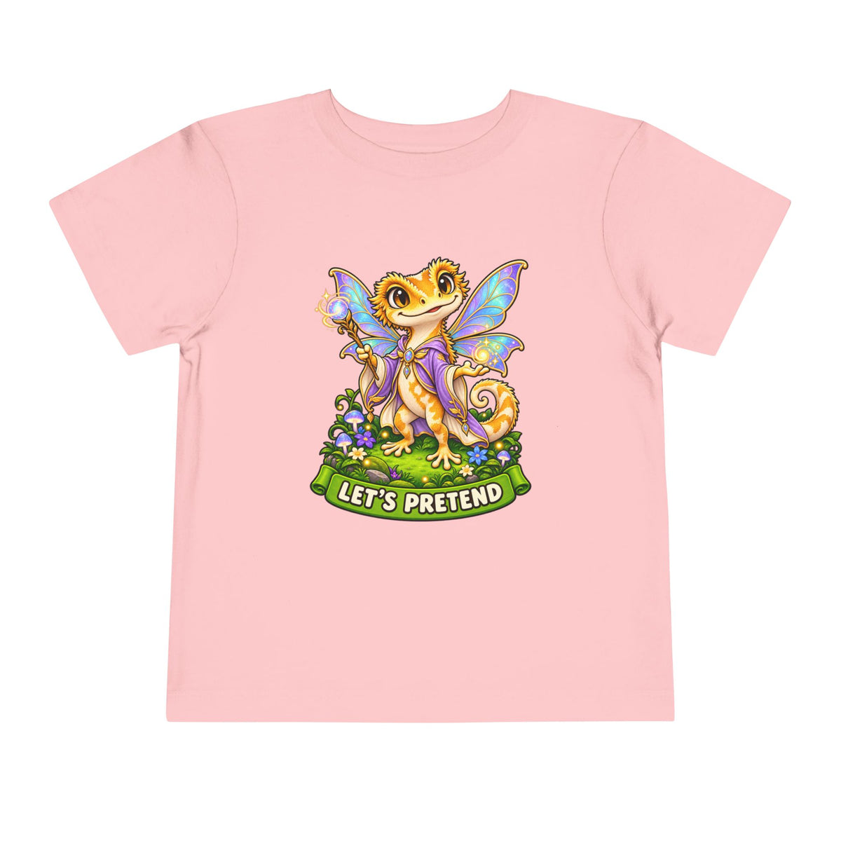 Let’s Pretend Female Crested Gecko Fairy Toddler T-Shirt