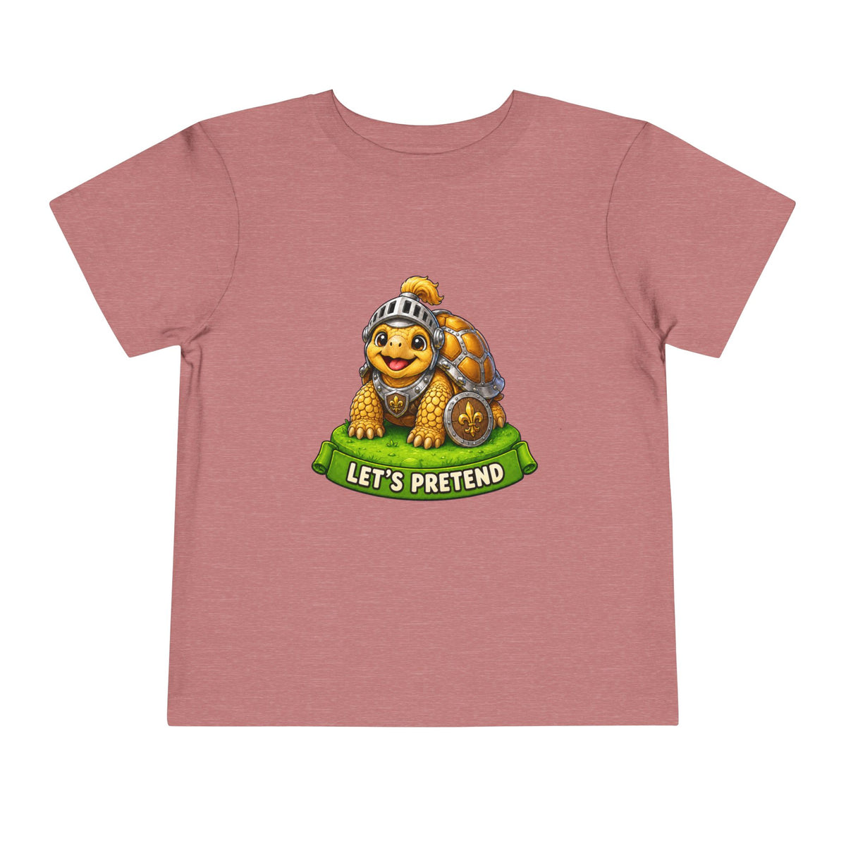 Let’s Pretend Sulcata Tortoise Knight Toddler T-Shirt