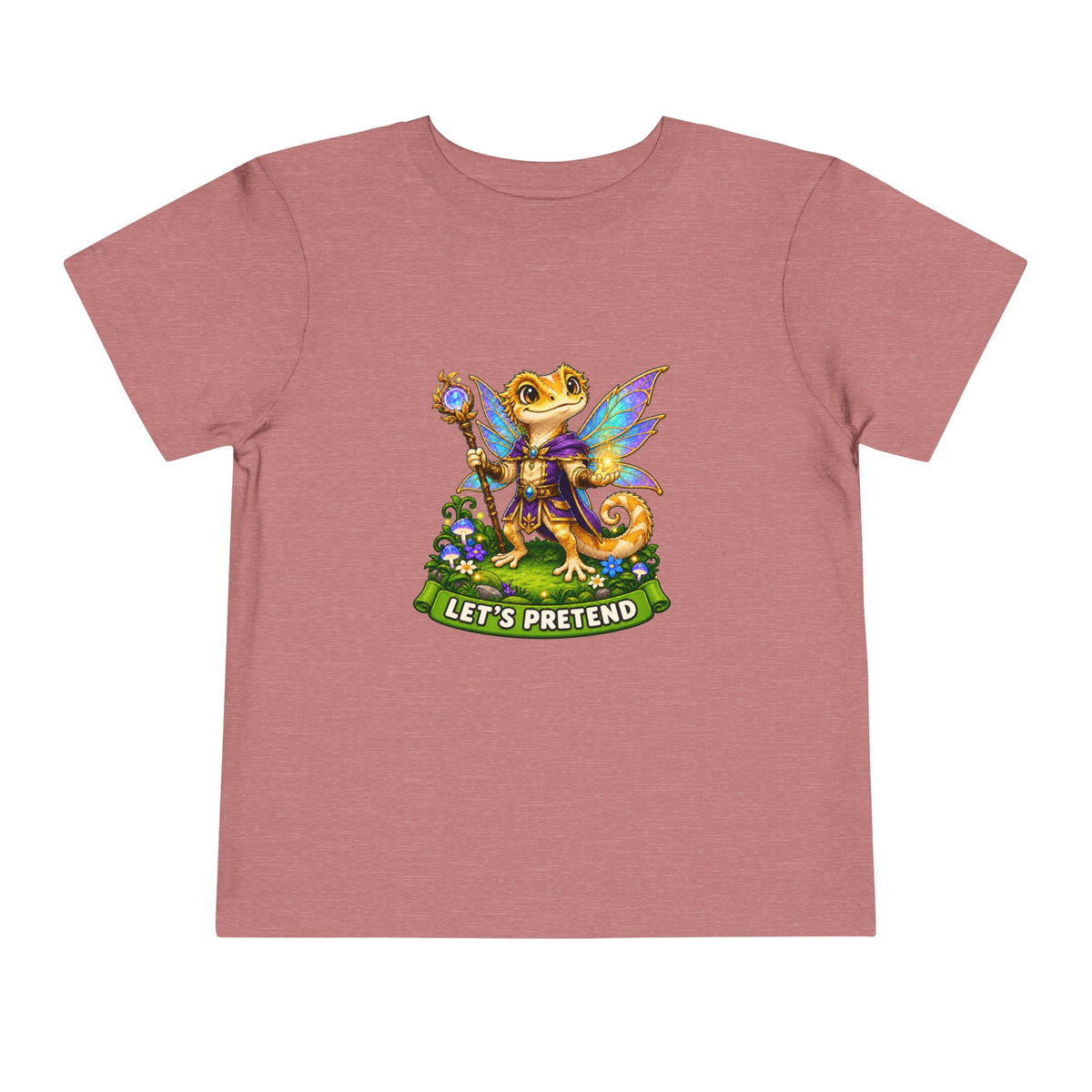 Let’s Pretend Male Crested Gecko Fairy Toddler T-Shirt