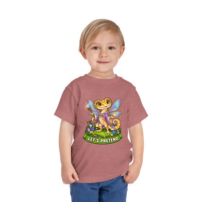 Let’s Pretend Female Crested Gecko Fairy Toddler T-Shirt