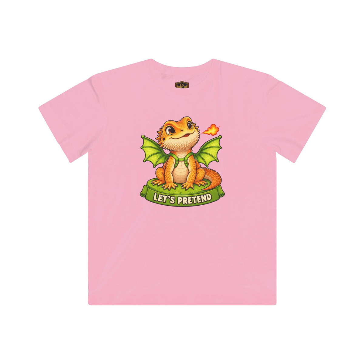 Let’s Pretend Citrus Bearded Dragon Kids’ T-Shirt