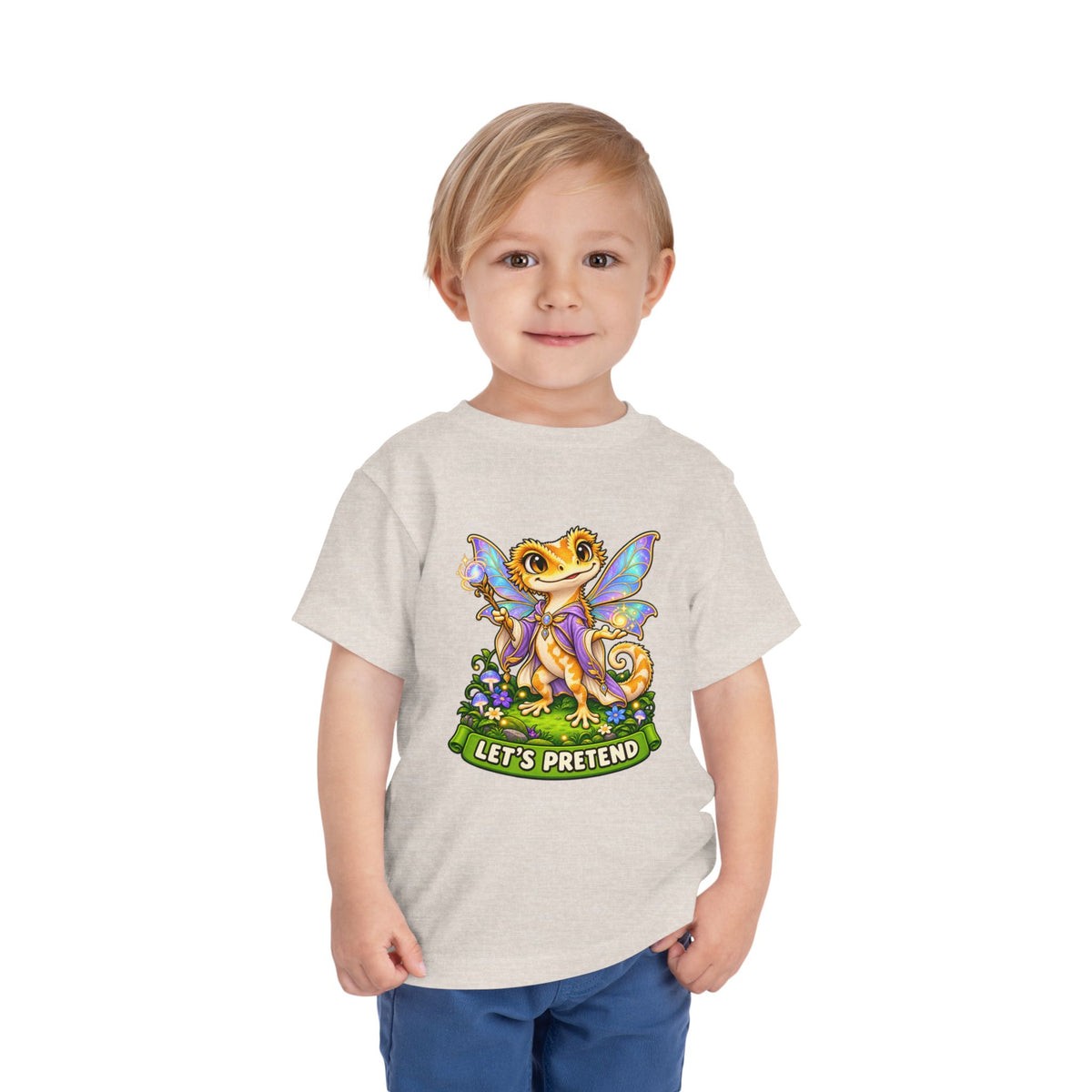 Let’s Pretend Female Crested Gecko Fairy Toddler T-Shirt