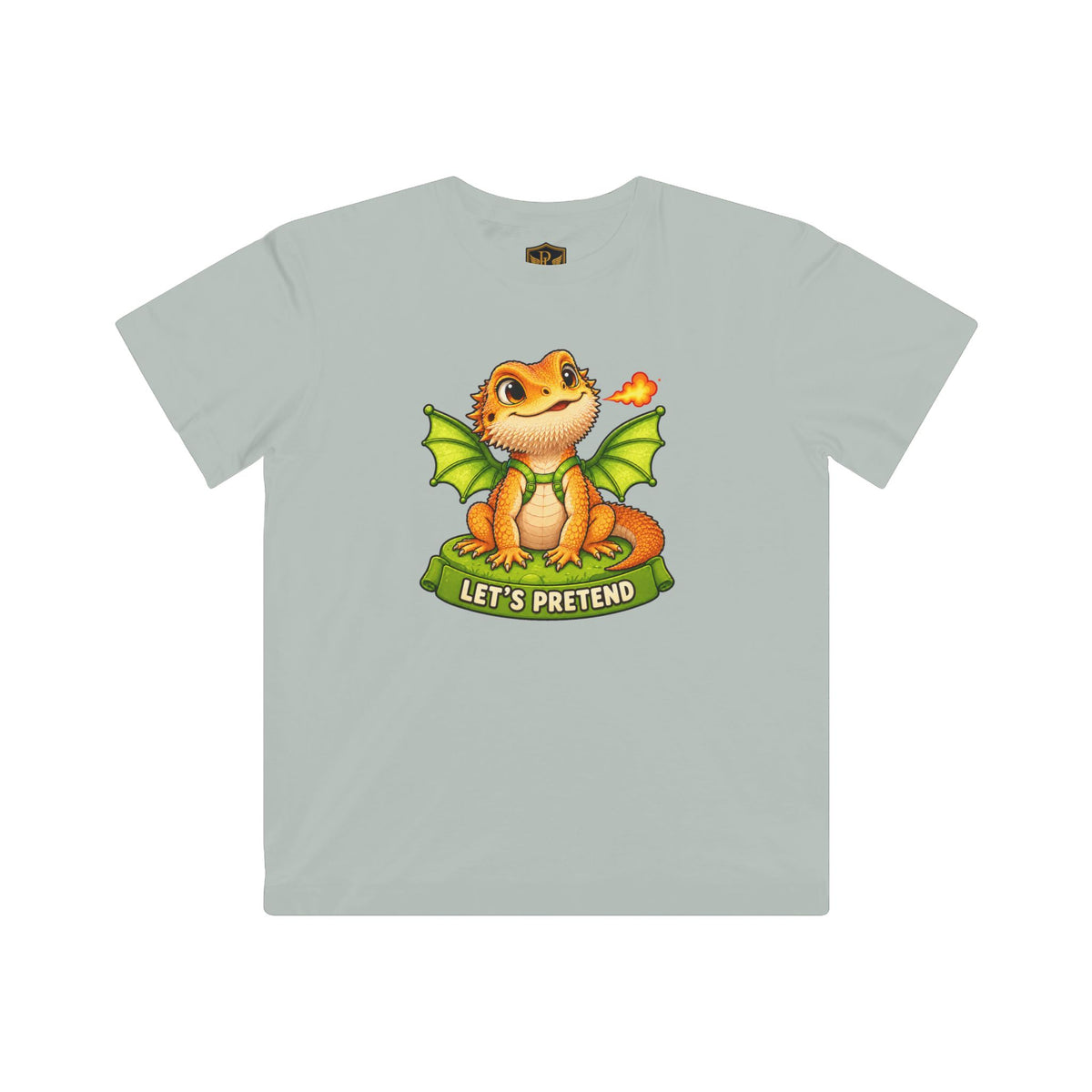 Let’s Pretend Citrus Bearded Dragon Kids’ T-Shirt
