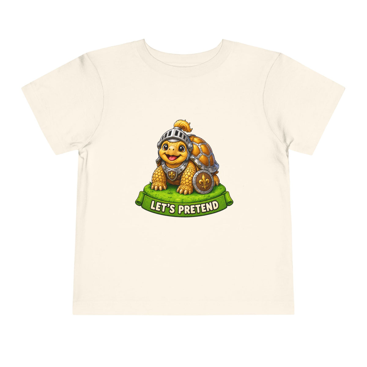 Let’s Pretend Sulcata Tortoise Knight Toddler T-Shirt