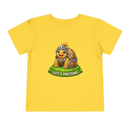 Let’s Pretend Sulcata Tortoise Knight Toddler T-Shirt