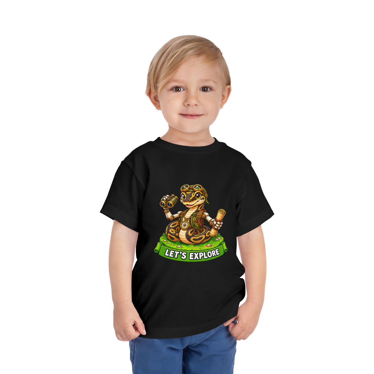 Let's Explore Ball Python Scout Toddler T-Shirt