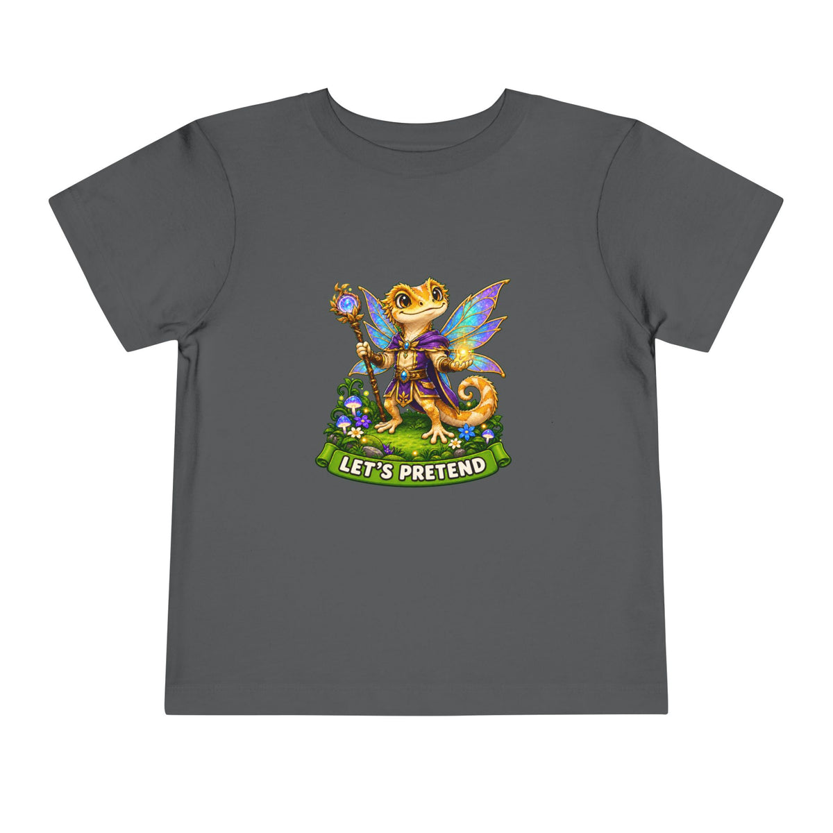 Let’s Pretend Male Crested Gecko Fairy Toddler T-Shirt
