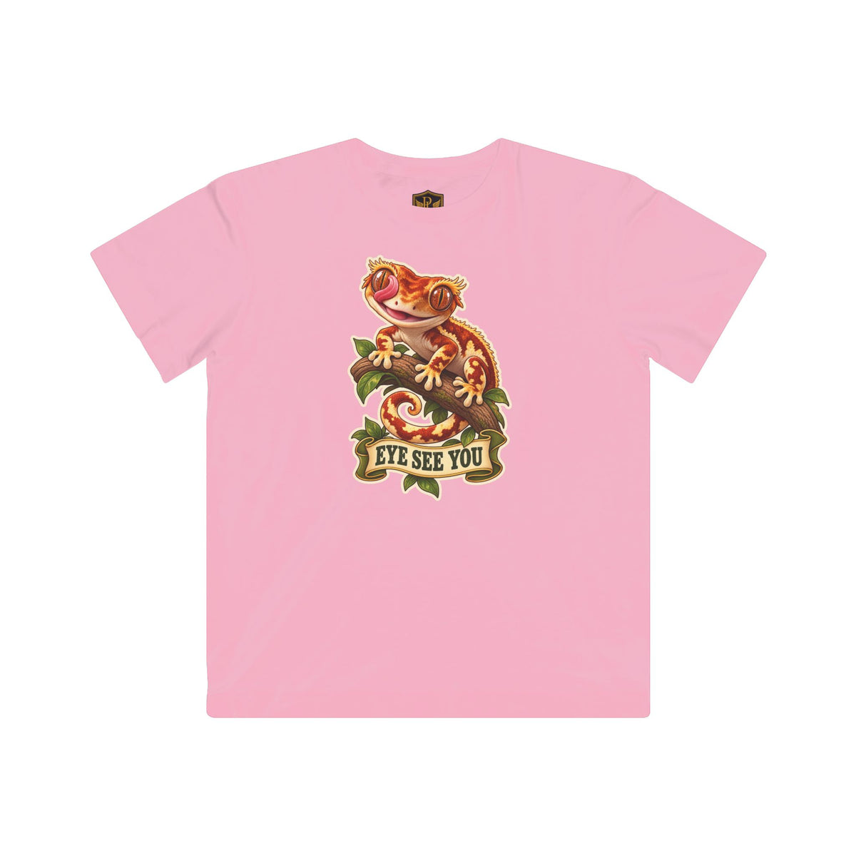 Eye See You Crested Gecko Kids’ T-Shirt