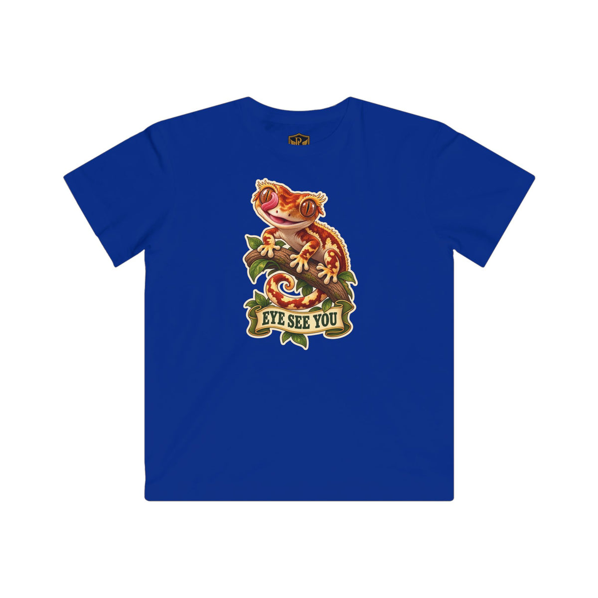 Eye See You Crested Gecko Kids’ T-Shirt