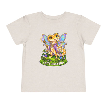 Let’s Pretend Female Crested Gecko Fairy Toddler T-Shirt