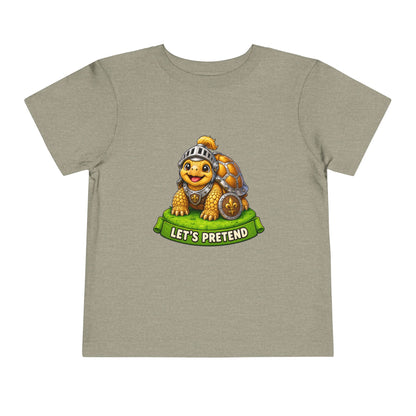Let’s Pretend Sulcata Tortoise Knight Toddler T-Shirt