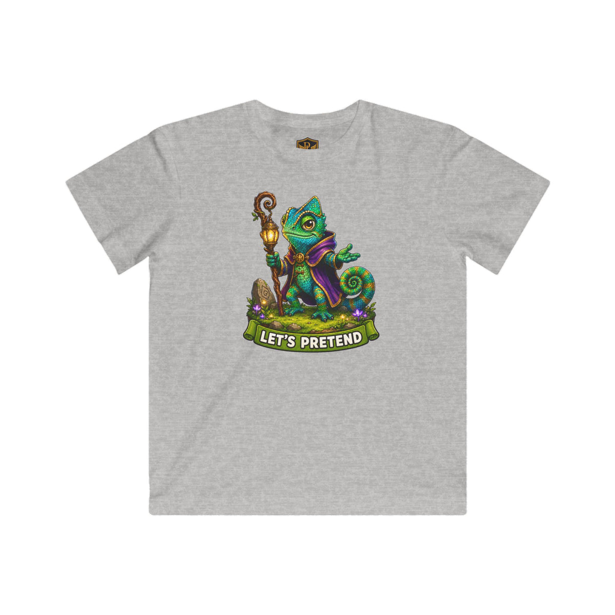 Let’s Pretend Chameleon Guide Kids’ T-Shirt