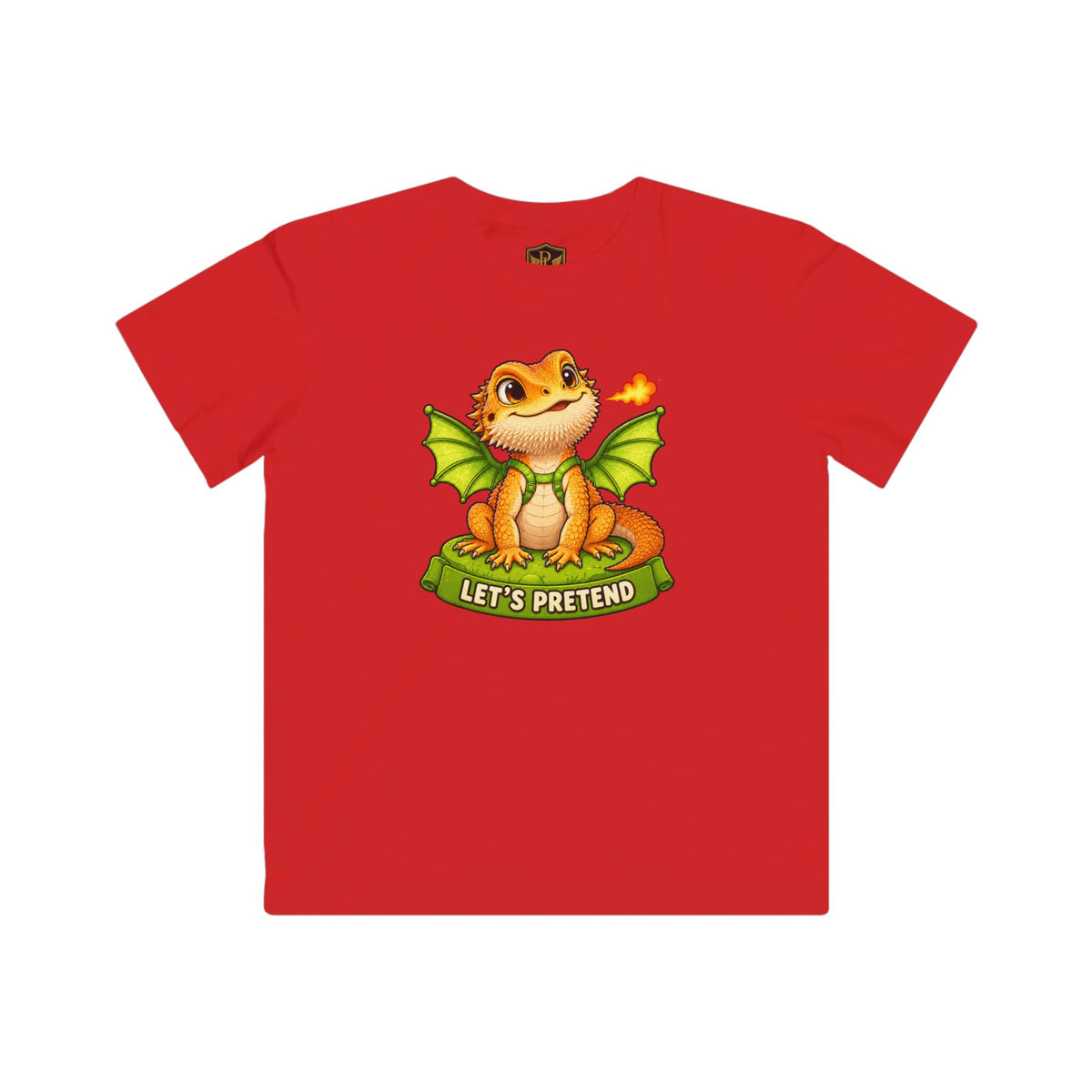 Let’s Pretend Citrus Bearded Dragon Kids’ T-Shirt