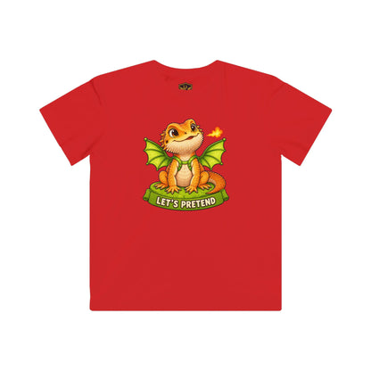 Let’s Pretend Citrus Bearded Dragon Kids’ T-Shirt