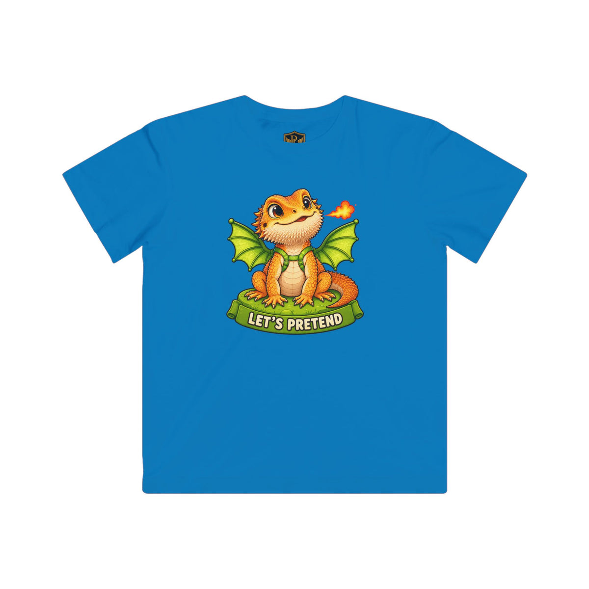 Let’s Pretend Citrus Bearded Dragon Kids’ T-Shirt