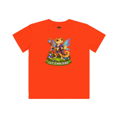 Let’s Pretend Male Crested Gecko Fairy Kids’ T-Shirt