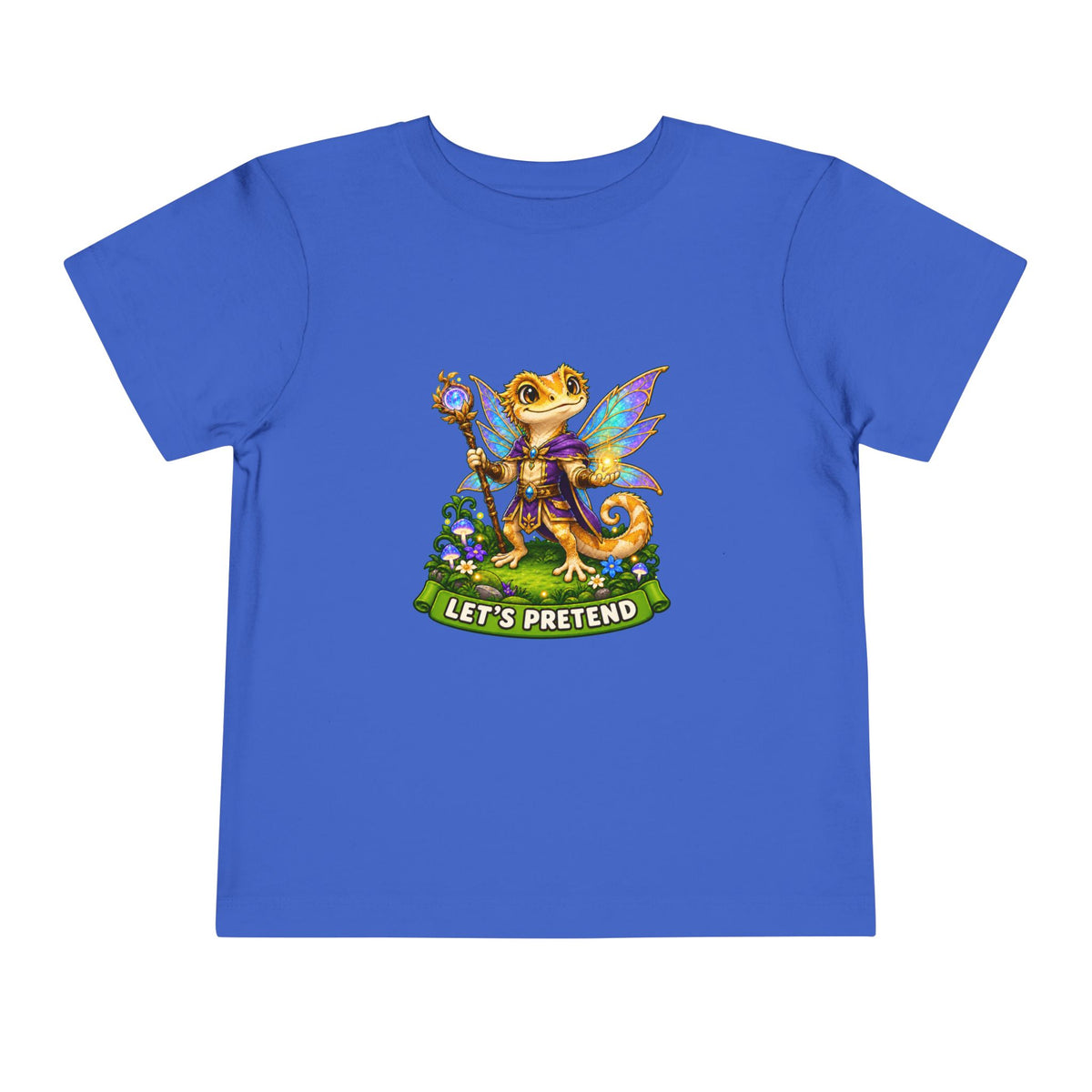 Let’s Pretend Male Crested Gecko Fairy Toddler T-Shirt