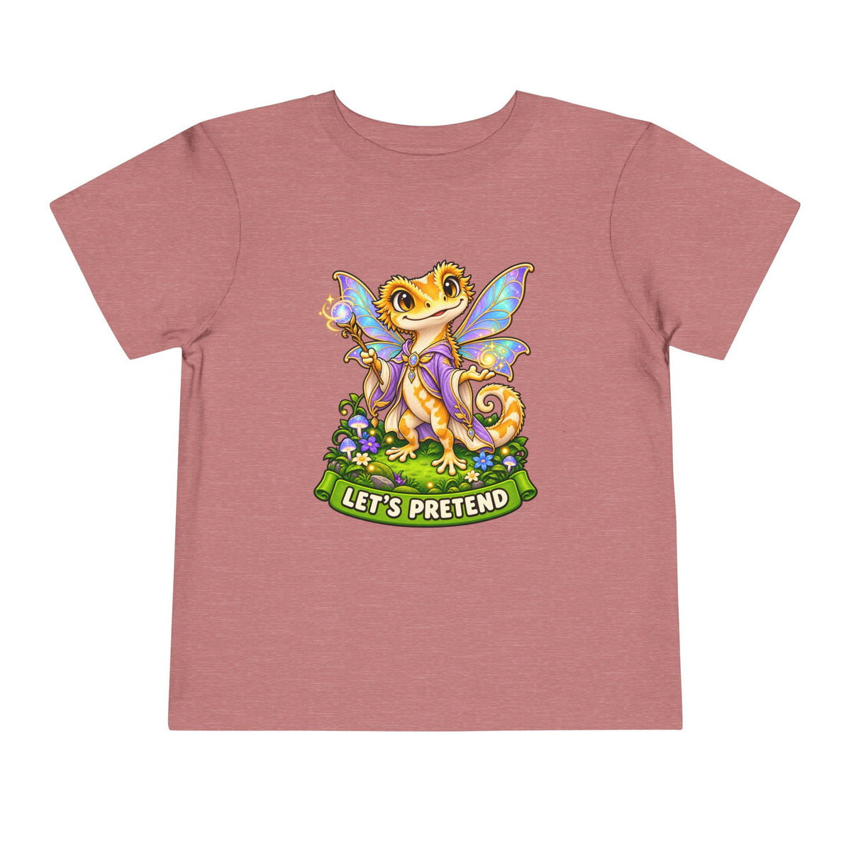 Let’s Pretend Female Crested Gecko Fairy Toddler T-Shirt
