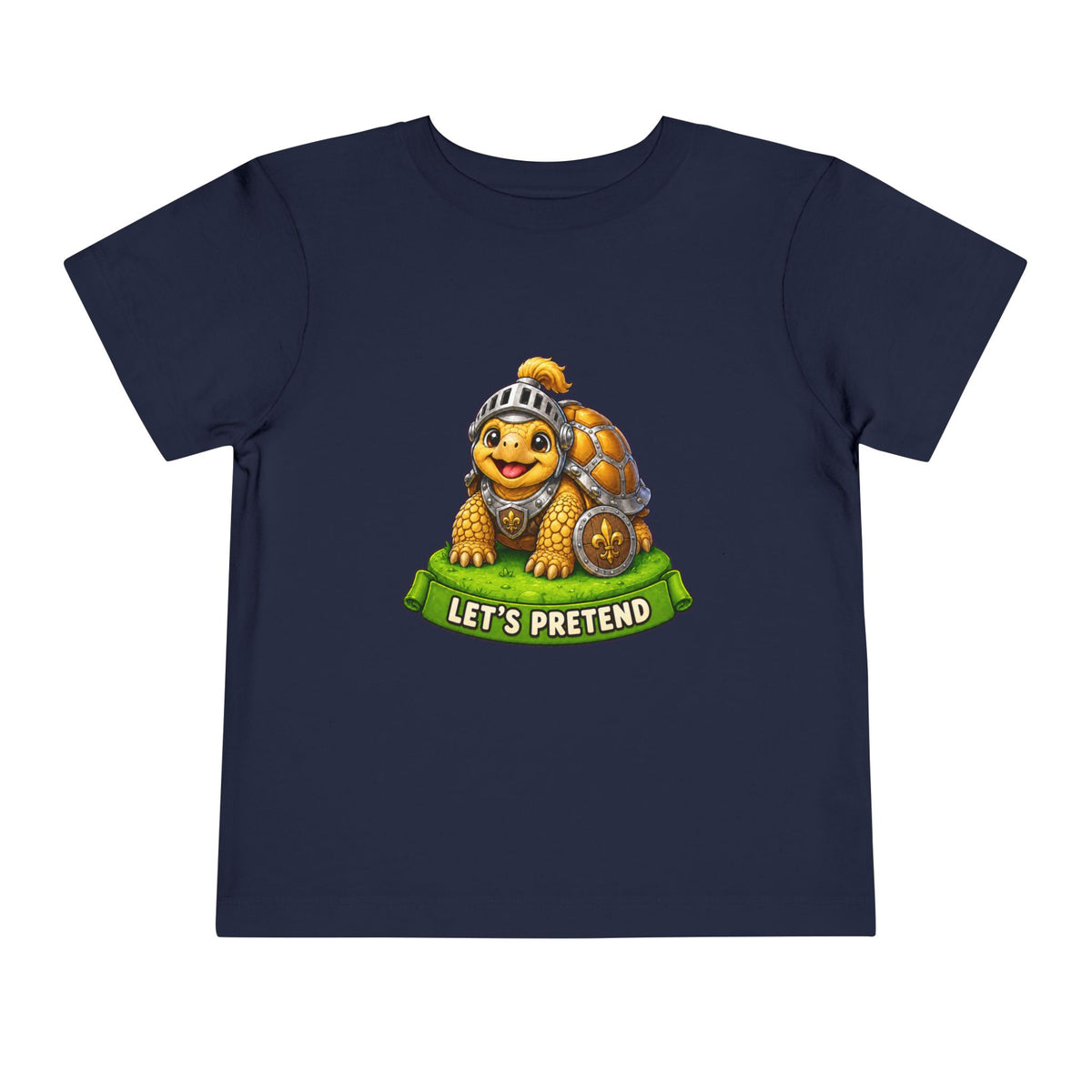 Let’s Pretend Sulcata Tortoise Knight Toddler T-Shirt