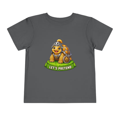 Let’s Pretend Sulcata Tortoise Knight Toddler T-Shirt