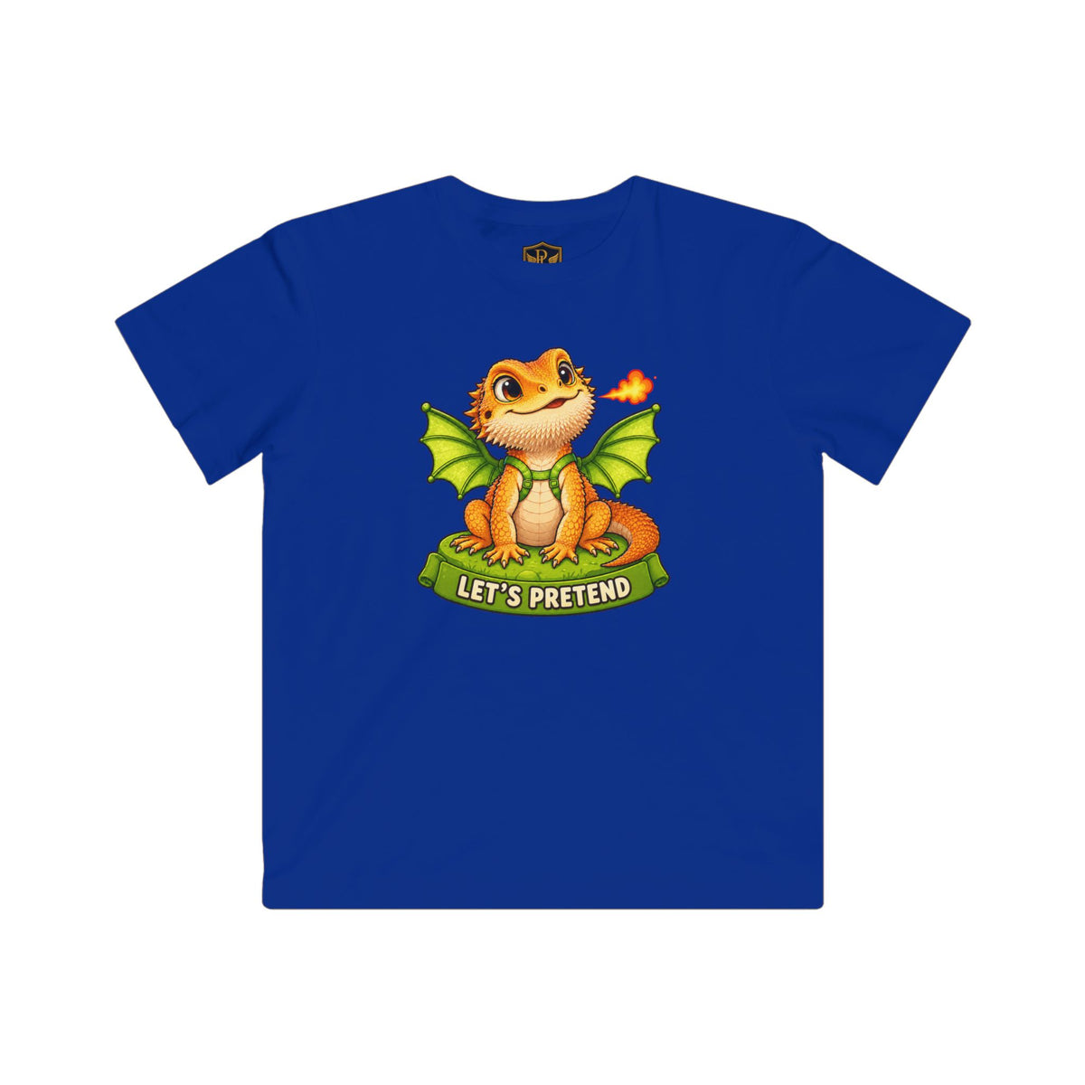 Let’s Pretend Citrus Bearded Dragon Kids’ T-Shirt