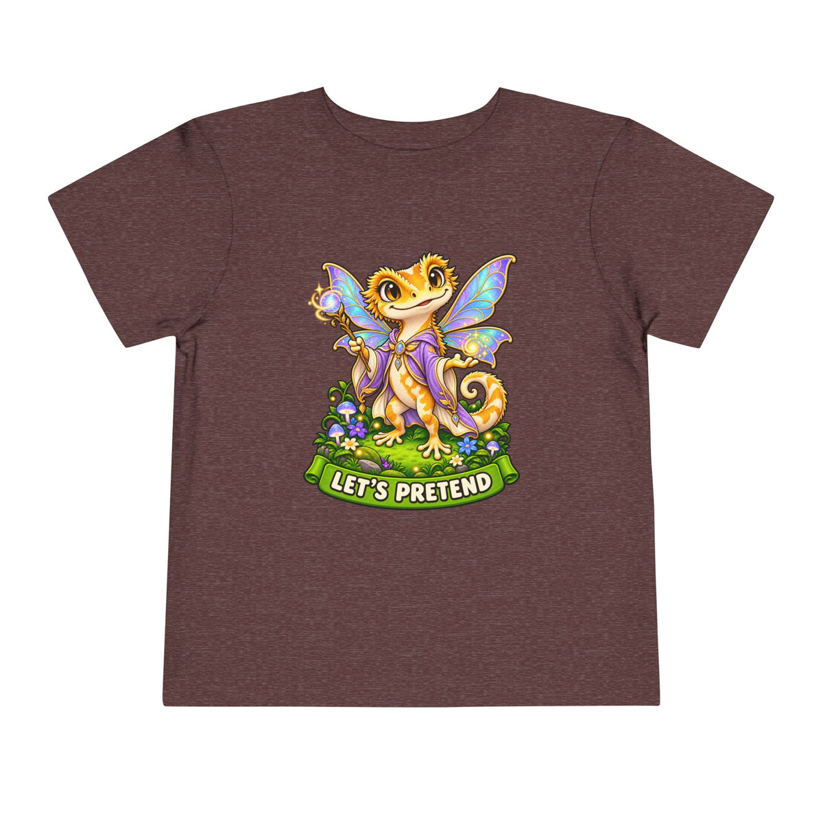 Let’s Pretend Female Crested Gecko Fairy Toddler T-Shirt