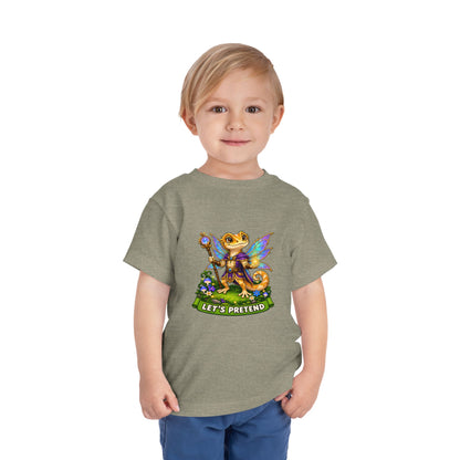 Let’s Pretend Male Crested Gecko Fairy Toddler T-Shirt