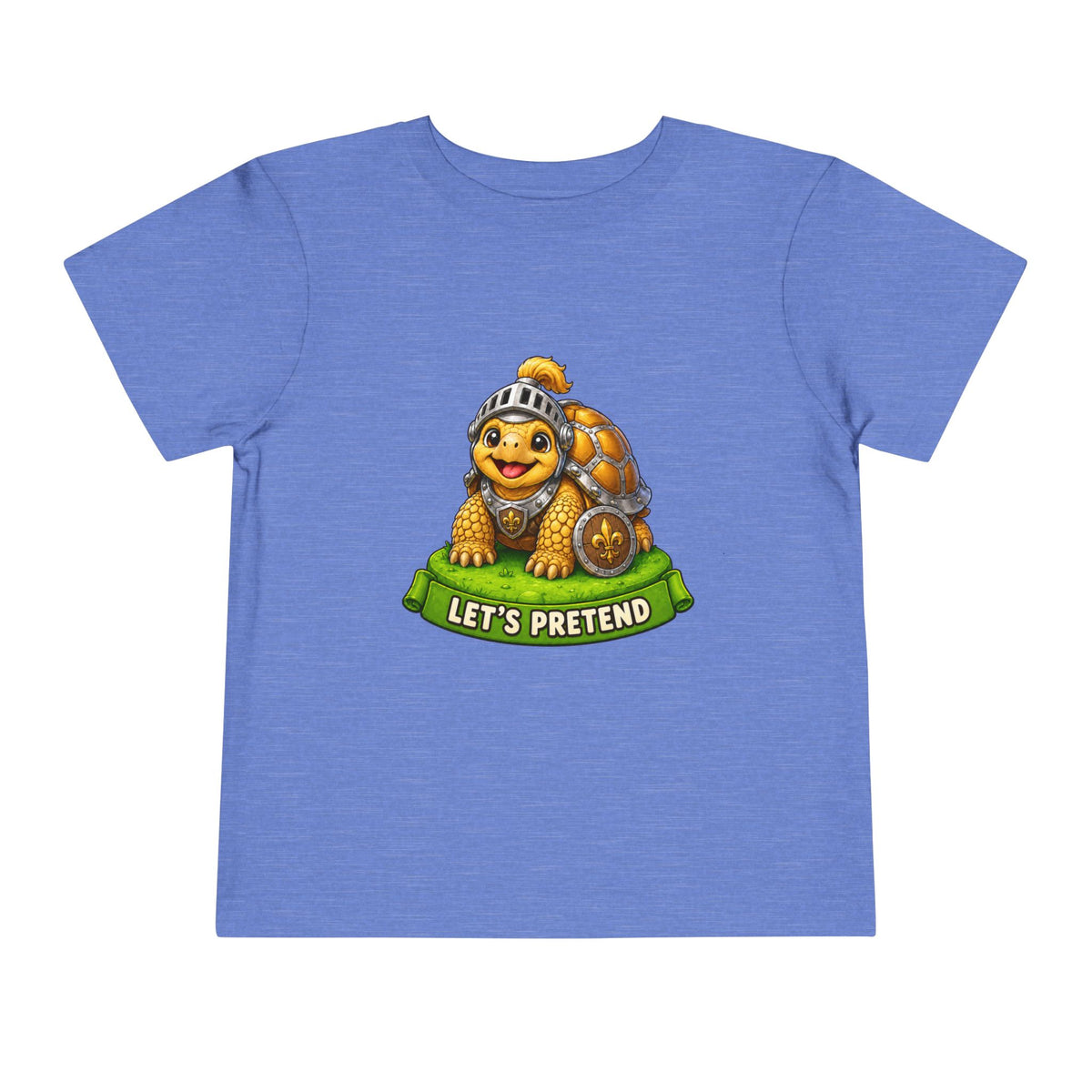 Let’s Pretend Sulcata Tortoise Knight Toddler T-Shirt
