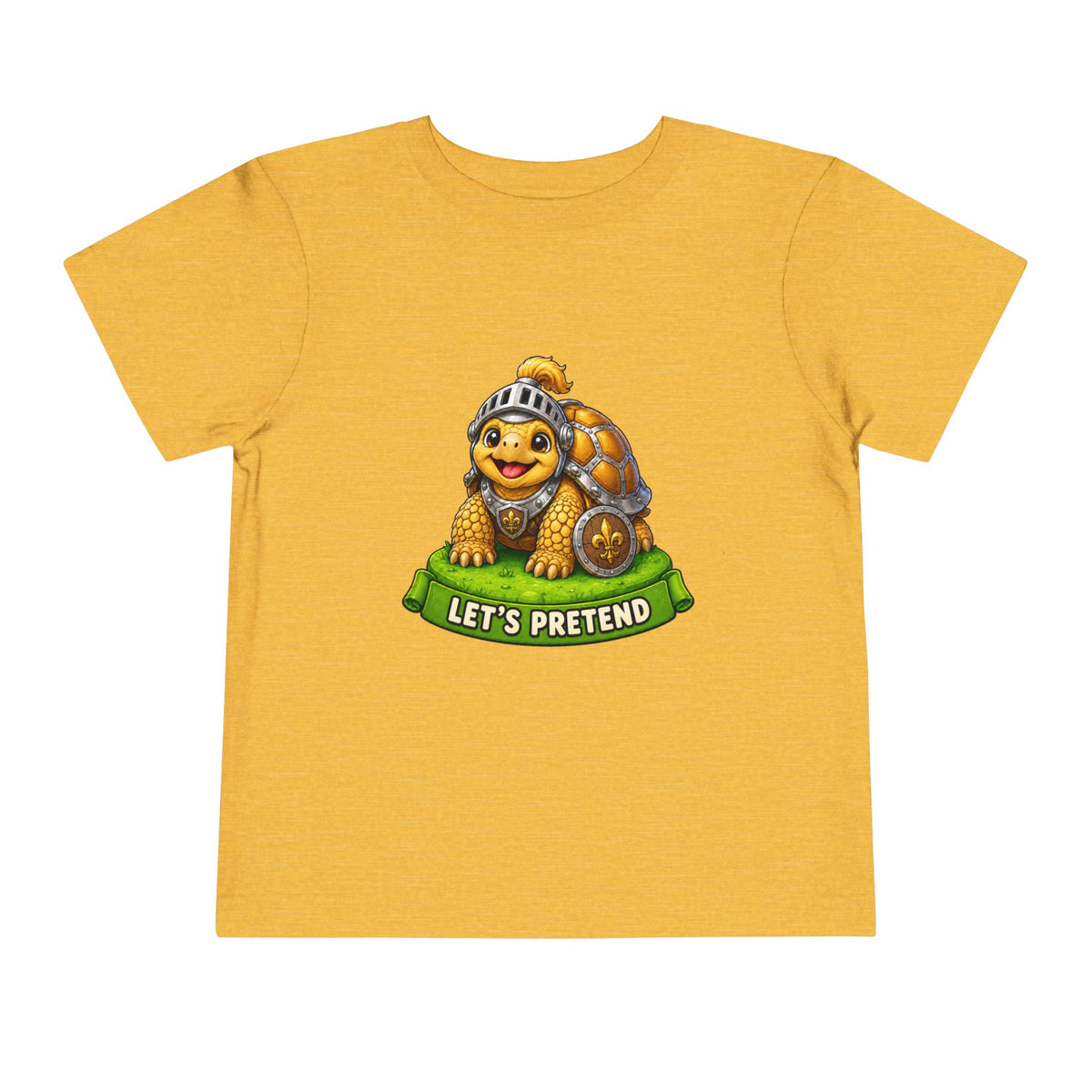 Let’s Pretend Sulcata Tortoise Knight Toddler T-Shirt