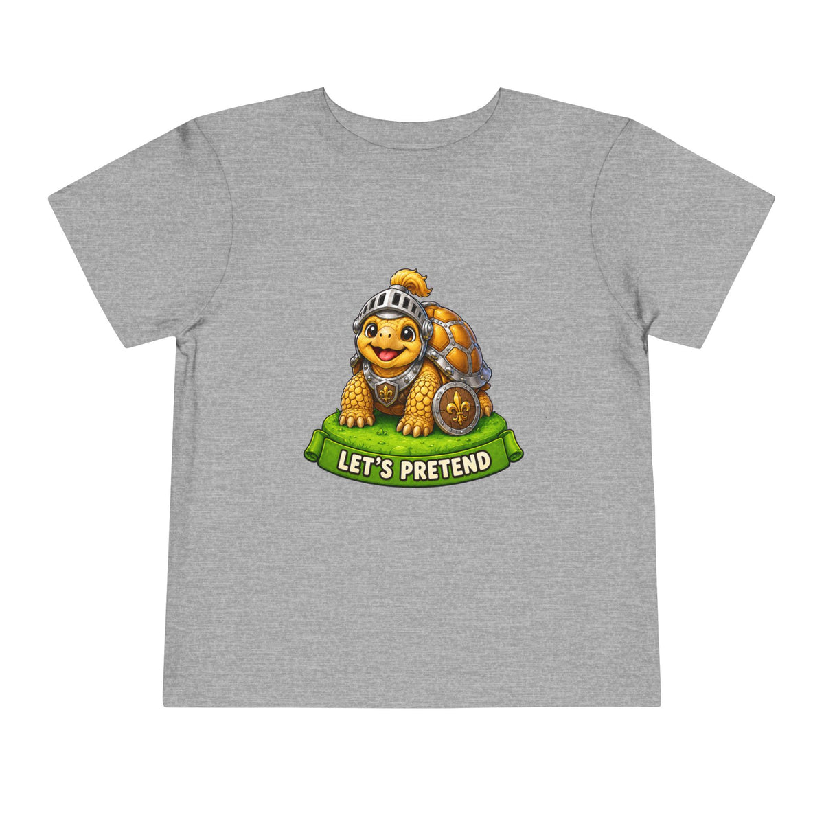 Let’s Pretend Sulcata Tortoise Knight Toddler T-Shirt