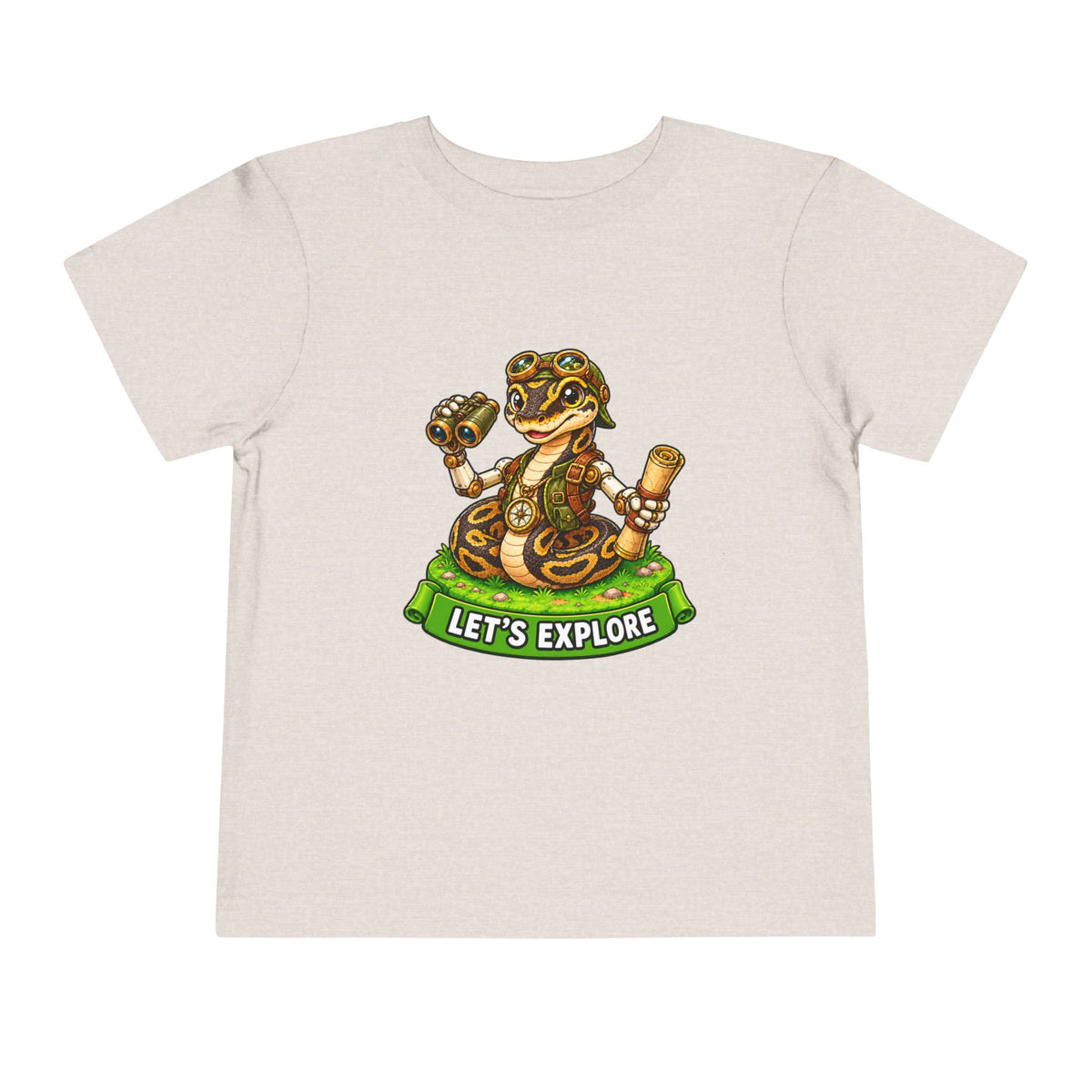 Let's Explore Ball Python Scout Toddler T-Shirt