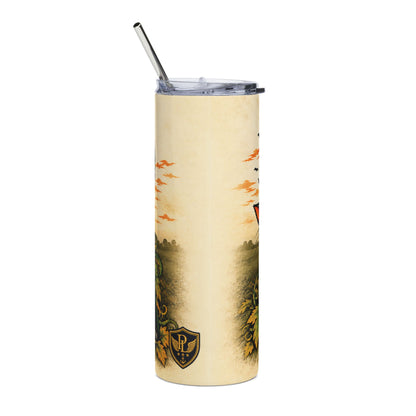 Vintage Halloween Black Cat Tumbler — 20oz