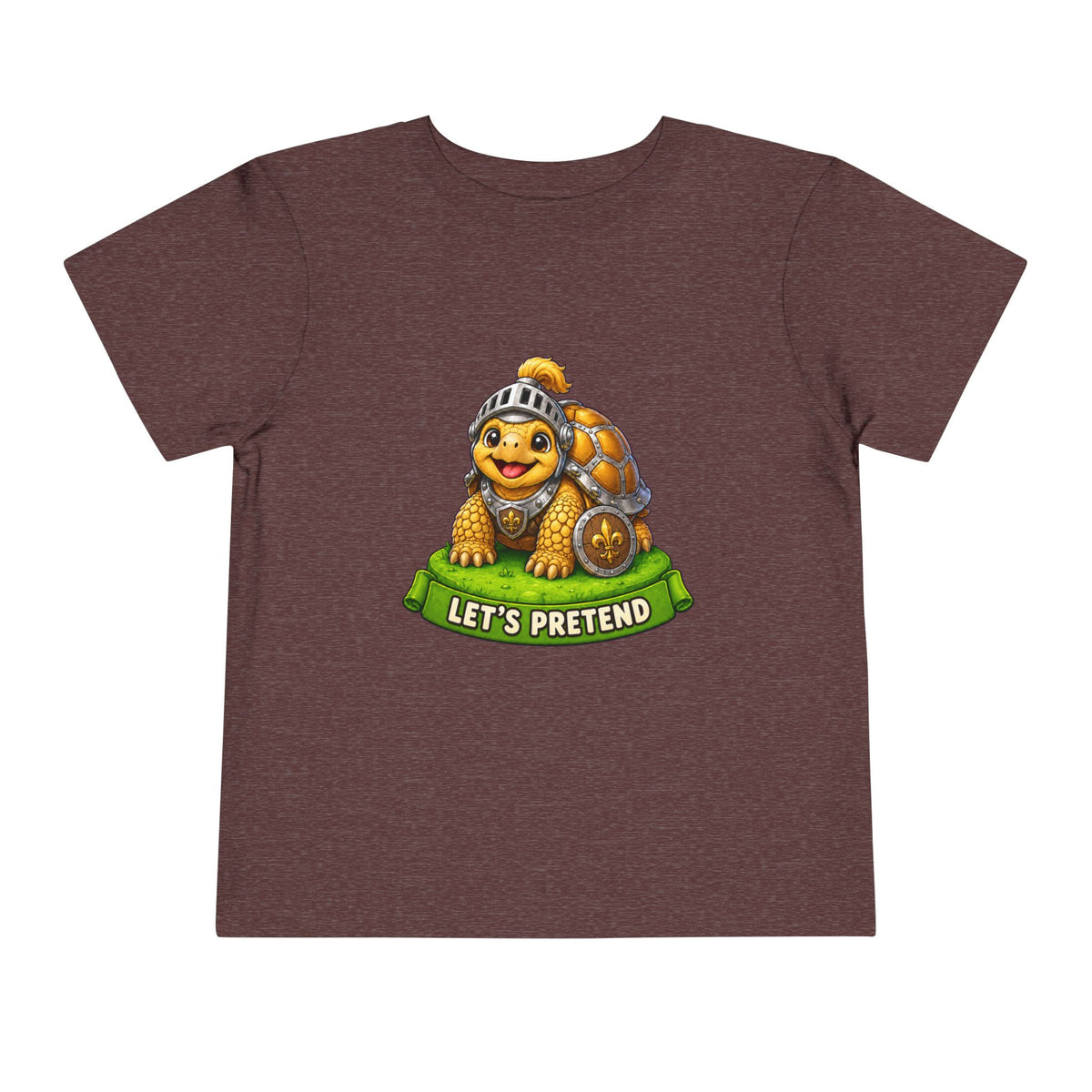 Let’s Pretend Sulcata Tortoise Knight Toddler T-Shirt